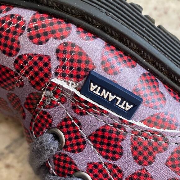 ATLANTA MOCASSIN $149 Kids Gray Heart Boot Portugal EU 27 US 10 Sold Out - Picture 5 of 14